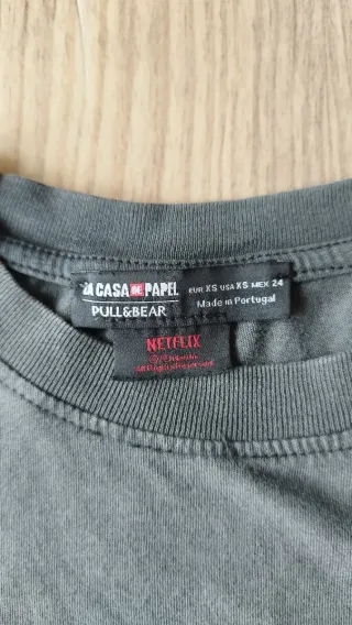 Camiseta La Casa de Papel Pull&Bear Talla XS