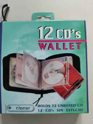 Estuche para 12 CDs CLENER