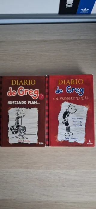 2 libros Diario de Greg