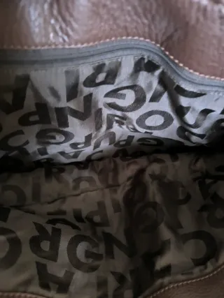 Bolso Piel Purificación García Marron.