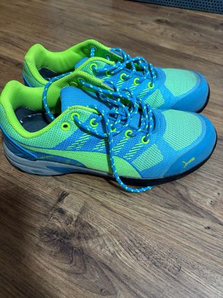 Zapatillas Puma Mujer Azul y Verde