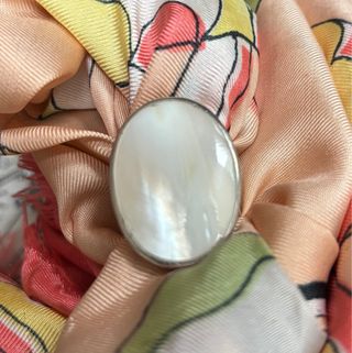 Anello Argento Madreperla