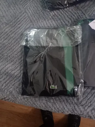 Conjuntos Lacoste Negro, Verde y Blanco