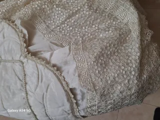 Elegante coperta bianca