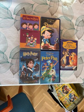 Lote 5 Películas VHS Infantiles Disney