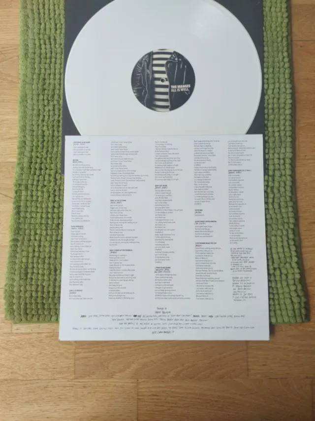 THE MANGES LP ALL IS WELL 2014 PUNK ROCK RAMONES