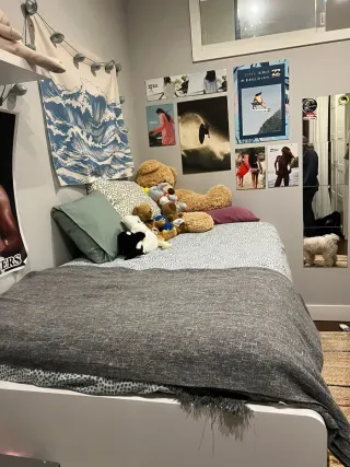 Cama nido 90x190cm, buen estado. Regalo 2 colchone