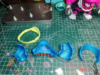 Street Sharks Tiburón Figura