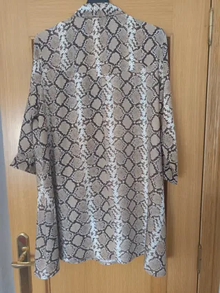 Vestido camisero Lefties manga 3/4 Talla M