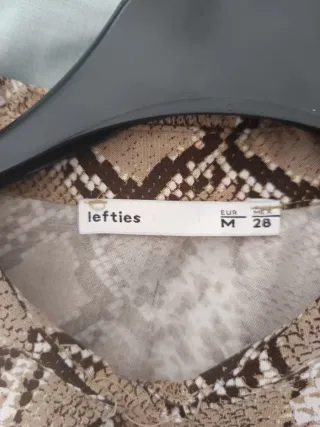 Vestido camisero Lefties manga 3/4 Talla M