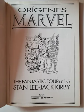 Orígenes Marvel The Fantastic Four números 1 a 5