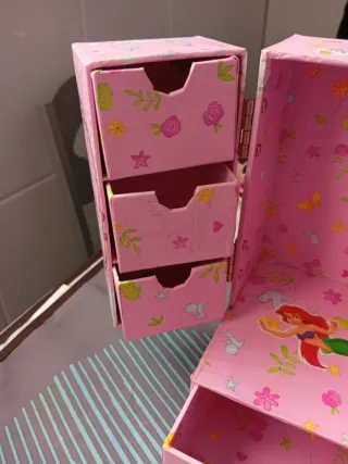 Joyero infantil princesa rosa