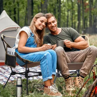 Silla Camping Plegable Sportneer Caqui