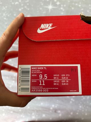 Nike Shox Blancas Talla 43