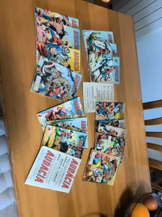 Comic Audacia 1962. Originales lote de 17