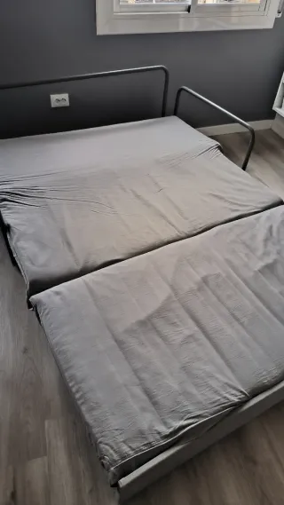 Sofá Cama - 2 personas - Gris