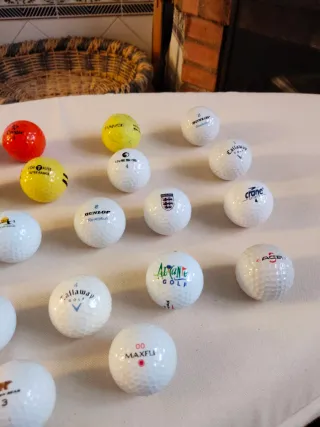LOTE DE PELOTAS DE GOLF VARIADAS 0.5 cent/unidad