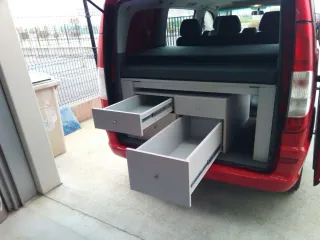 Mueble Cama Mercedes Viano Camper