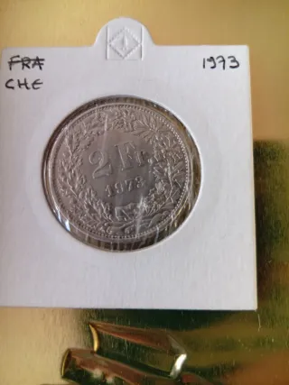 Lote monedas CHE (Francos Suizos) 1973-2003