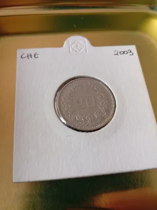 Lote monedas CHE (Francos Suizos) 1973-2003