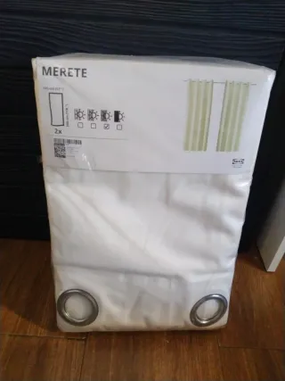 Cortinas IKEA MERETE 145x300 cm