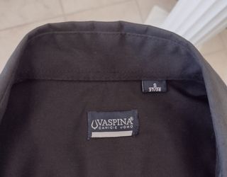 Camicia uomo VASPINA nera taglia S (Slim)