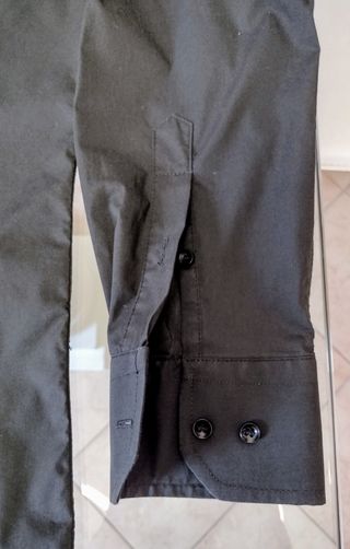 Camicia uomo VASPINA nera taglia S (Slim)