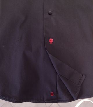 Camicia uomo VASPINA nera taglia S (Slim)