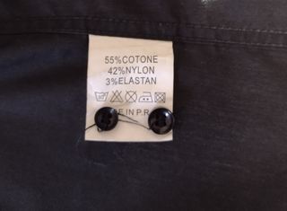 Camicia uomo VASPINA nera taglia S (Slim)