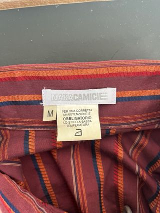 Camicia a righe uomo