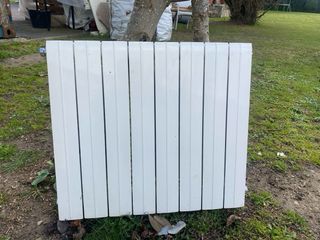 Radiador de aluminio blanco