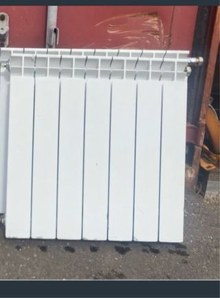 Radiador de aluminio blanco