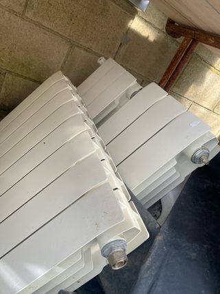 Radiador de aluminio blanco