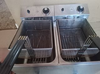 Freidora alto rendimiento 5000w 10 litros x cubeta