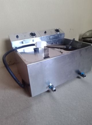 Freidora alto rendimiento 5000w 10 litros x cubeta