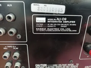 Amplificador Sansui AU-D9 Integrado