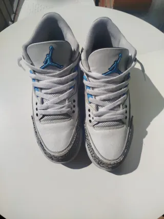 Jordan 3 Azul y Blanco