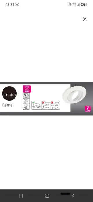 Focos empotrables LED (Pack 6)