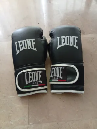 Guantes de boxeo Leone negros