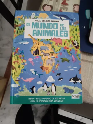 MUNDO DE LOS ANIMALES, LOS (LIBRO + PUZZLE OVAL...