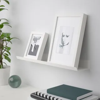 Estante de pared blanco metálico Ikea
