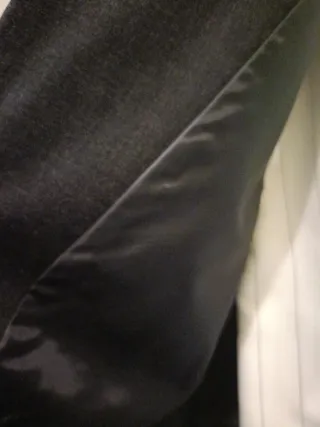 Chaleco hombre gris carbón