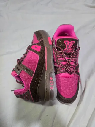 Zapatillas Louis Vuitton Rosas y Marrones