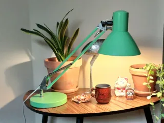 Lámpara flexo vintage años 80