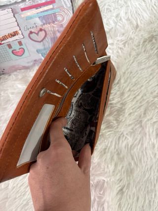 Cartera Sweet Candy Marrón Grande con Monedero