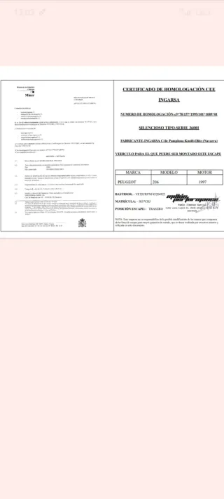 Peugeot 206 2003