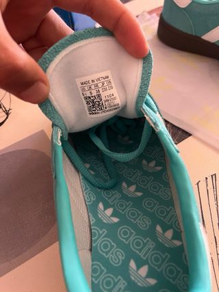 Adidas Spezial Teal Suede Sneakers