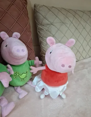 Peluche Peppa Pig Verde Dinosauro