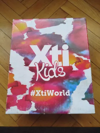 Botines niña terciopelo azul