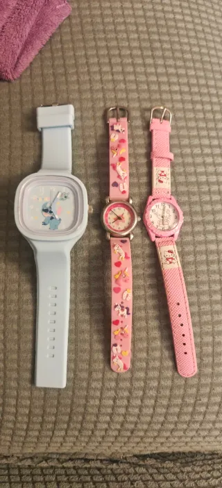 Lote 3 orologi per bambini